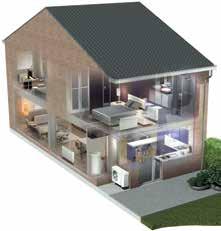 domestic hot water A simple solution The monobloc system combines all the features of heating and cooling (with optional domestic hot water) into one unit Quiet and space-saving design that s easy to
