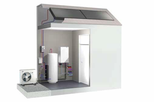 Daikin solar system Solar connection Daikin offers two types of solar 1 systems in combination with their heat pumps.