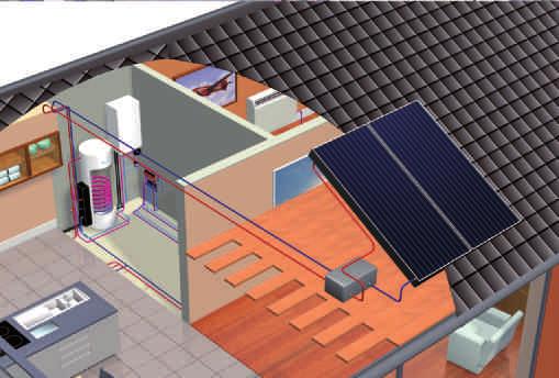 Solar Thermal Systems Daikin Solar Systems integrate with the Daikin Altherma range of heat pumps and ROTEX products to provide extra support for domestic hot water.