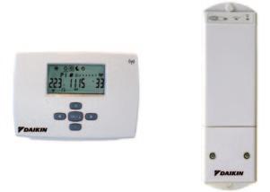 Wireless and wired room thermostat EKRTR EKRTW Heating and cooling mode, with possibility to disable cooling mode if not required Comfort function mode activates the programmed temperature levels