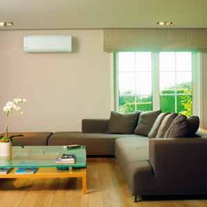 FTXR-E / RXR-E Wall Mounted Unit URURU humidification: maintains a comfortable humidity level without any separate water supply SARARA dehumidification: maintains a comfortable and fresh indoor