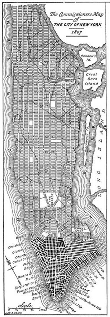 Planning is critical for rich and poor communities A road network promoted the economic development of Manhattan well before vehiclular traffic was common.