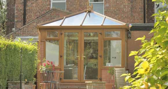 With its flat front and rectangular/square shape, the conservatory ensures no wasted space, so plenty of room for your furniture, plants or new kitchen.