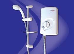 Electric Showers Electric Showers Vision An entry-level, own-label shower available in 7.2kW and 8.5kW ratings. Fully temperature stabilised.