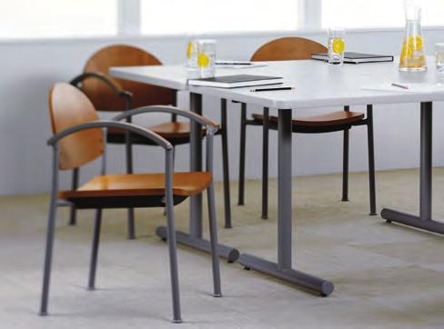 Saturn table by Fixtures Furniture and Cyclus chair by Harter Saturn table and Bola chair by Fixtures Furniture 2nd Spaces: Meet with others to make learning multiply When