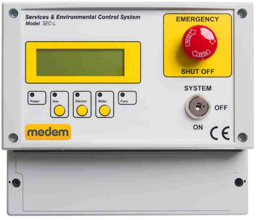 System description Multi gas detection, air quality monitor and gas pressure proving system The SEC-L system comprises of a mains powered main control panel, and low voltage pressure sender unit and