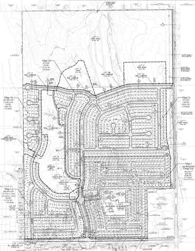 Elk Grove Planning Commission Silverado Village (EG-11-046) February 20, 2014 Page 7 Figure 2 Proposed Tentative Subdivision Map