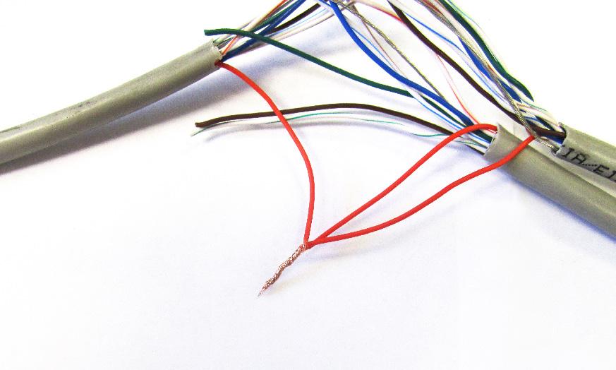 Connection Method 4. Twist the 3 wires of same color from each CAT5 together. 5.