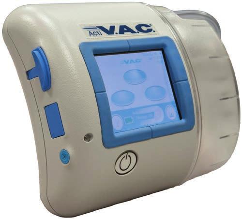 ACTIV.A.C. TM Therapy Unit Touch Screen PATIENT For KCI use only ACTIV.A.C. TM Canister USB Data Port (For doctor or nurse use only) Power Connection (Round Shown) Battery Charging Light Patient Mode