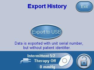 Export Therapy History Report This data is protected by copyright law and is likely confidential.
