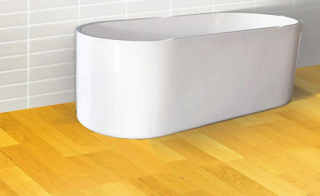 DAN ELLE FREE STANDING BATH Comfort, luxury and style in one package 1600mm x 700mm x 590mm