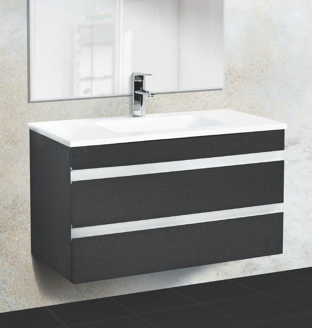 Vanities Mae The Mae vanity offers a modern designer element to your bathroom.