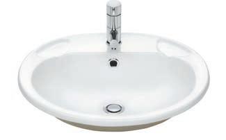 75L capacity Complete with chrome overflow One or Three tap hole configurations Basin