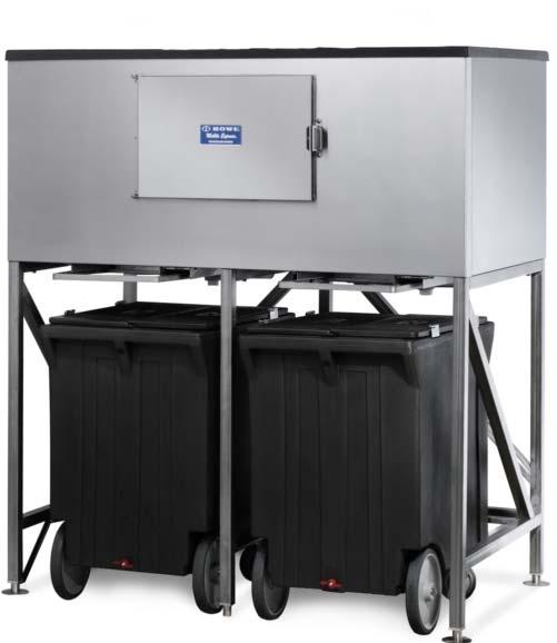 Howe Mobile Express & upright bins Only Howe gives you: w Revolutionary Design features w Fast, clean and safe solutions for