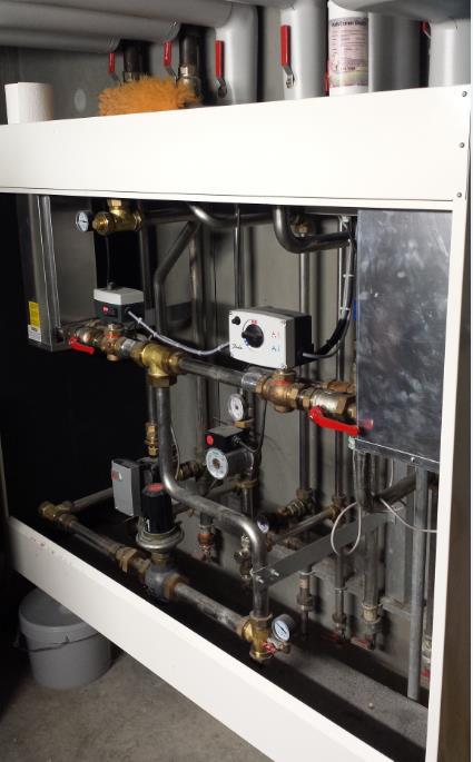 Plate heat exchanger connected to District Heating Drain water heat exchanger FIGURE 5.