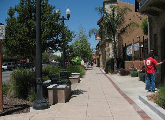 In the East of Gilroy Outlets Preferred Vision Alternative, some retail is proposed as part of the mixed-use development immediately surrounding the station.