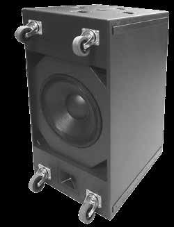 The very special cardioid design allows for extreme control in the LF-frequencies, compared to regular 18 subwoofer where the dispersion pattern is almost completely omnidirectional.