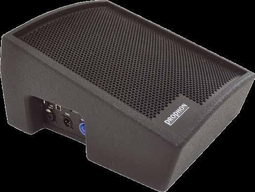 MX8 compact, active high-power coaxial stage monitor Designed for small to medium sized stages.