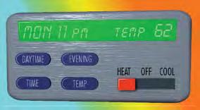 Hot Winter Tip Using a programmable thermostat, you can automatically turn down your heat at night or when you are not at home.