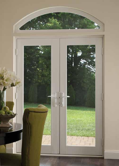 0 x 6 6 Max 6 4 x 8 0 2 Panel-1 Sidelite: Min 5 4 x 6 6 Max 8 4 x 8 0 Single panel in-swing French door with sidelite Review from