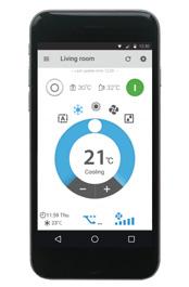 Smart climate control wherever you go Daikin Online Controller You can also manage Stylish using your smartphone.