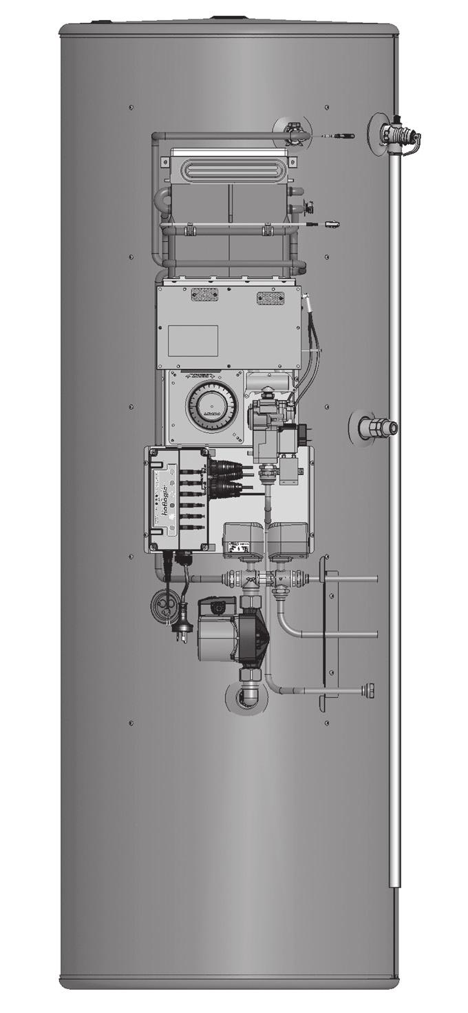 System Components 12 1 2 5 11 7 3 8 9 4 10 6 DN15DS model shown System Components 1 Burner unit 7 Backing plate 2 Fan 8 Diverter valve 3 Hotlogic