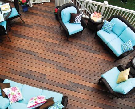 Decking EverNew PT Composite decking with PermaTech NEW PRODUCT EverNew PT decking with patent-pending PermaTech technology featres an extremely resilient srface and stain, fade, and mold resistance