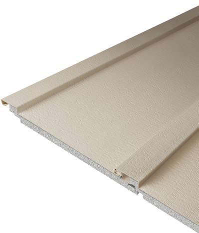 Flat Face, 12" Board CertainTeed s 10" board span with a 2" batten is the indstry s widest, and is designed to have a straight, even face with a flat srface for a tre cedar board appearance.
