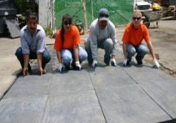 Step five: laying pavers (cont d) 15 When working on