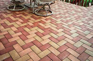 both the AZEK Paver and the concrete paver.
