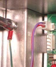 Failure to install the insulation paper may cause soldered joints on the back of the Control board to short out and da