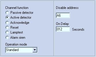 If a conac is acivaed during reseing, he sysem riggers off a new alarm When his objec is configured, he operaion mode Sandard is auomaically seleced.