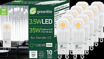 replacements to regular halogen G4 and G9 bulbs.