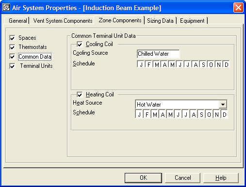 HAP e-help rev Jun 27, 2013 HAP v4.8 2. Thermostats Assign the thermostat setpoints and thermostat schedule. Sample values are shown in Figure 10.