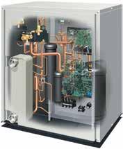 Increased efficiency with Variable Refrigerant Temperature (VRT) Control Wide water temperature opera on range - Can be applied to both geothermal and boiler/tower applications as standard with
