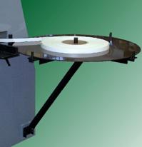 01 LARGE SUPPORT Ø800 mm rotating banding table, for loading the coil banding Strips and