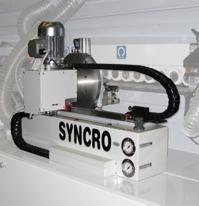 21 SYNCRO ROUNDING UNIT (patent) Radius: Tools R=2 This device is used to round off the edges of the panels, and its strong points are the compact size, excellent finish to the radius,