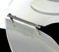 with conventional seat with SafeFlush Designed for