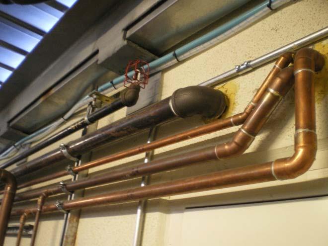 Recirculation System Heat Loss Cold, hot and return lines in