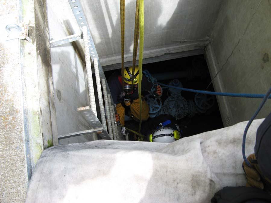 Examples of confined spaces in Ashland include: Sewers and sewer facilities (throughout city and at the waste water treatment plant) Storm drains Electrical and communication vaults (serviced by