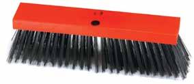 India bristles 454A 16 Assembled street broom with 5-1/8 stiff synthetic bristles, 60 handle Extra stiff, extra length bristles to stand up to the heaviest wet or dry