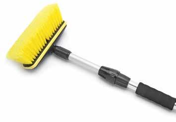 telescopic flo-thru handle with on/off water control valve 1159 10 Wash brush with 43 71" telescopic flo-thru handle with on/off water