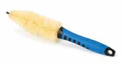 10978T 10978P 10975P Wheel brush, looped synthetic bristles with scour pad and soft comfort grip handle Hang Tag 10977P Rim and spoke brush, two loops of soft synthetic