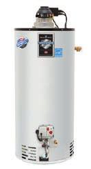 RESIDENTIAL GAS WATER HEATERS Atmospheric Vent Models Atmospherically vented with capacities ranging from 30 to 50 gallons and inputs ranging from 27,000-50,000 BTU/Hr.
