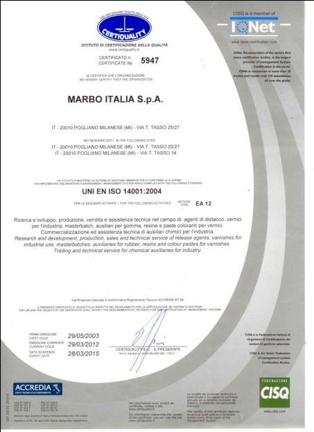 CERTIFICATION We adhere to the strict regulations and rules of the national and international legislations.