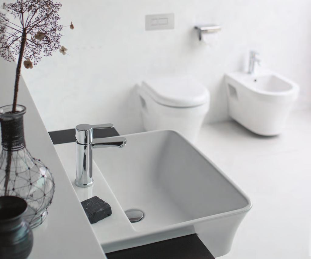 CERAMICS CERAMICS Design a bathroom to suit your specific needs SEMI-RECESSED BASIN A widely sort