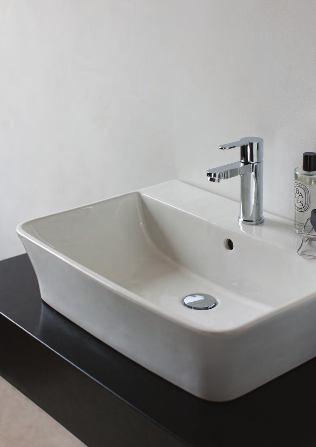 CERAMICS CERAMICS COUNTER-TOP BASIN To make the most out of your beautiful