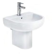 450mm option to suit smaller bathrooms.