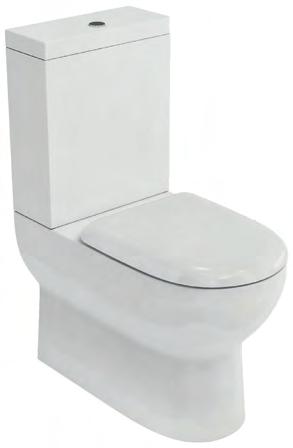 1028 79 Complete close coupled WC (A) 429 COMPACT WALL HUNG WC Depth 480mm Pan Footprint 380mm Wall hung pan CM.
