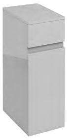 grey AD41L 289 600MM FLOOR STANDING CABINET CABINET with two soft close doors & glass